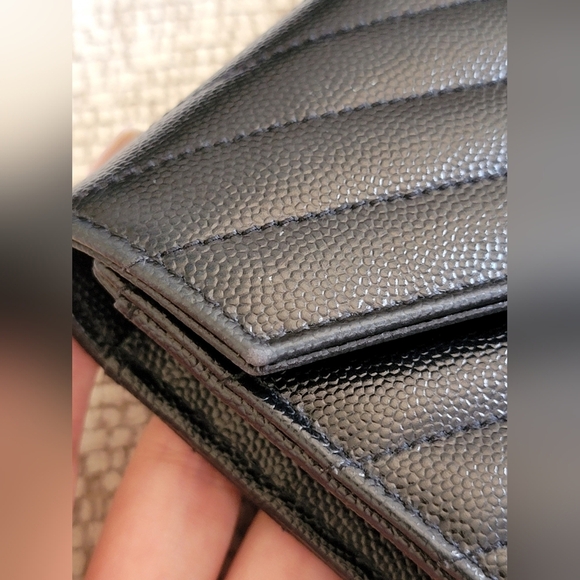 YSL Matelasse Quilted Leather Wallet - Picture 10 of 15